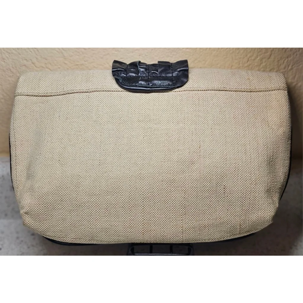 EUC Bill Blass Natural Fiber Canvas Shoulder/Clutch